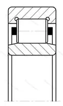 Подшипник  32304 (NU 304) размер 20x52x15 от производителя  SKF