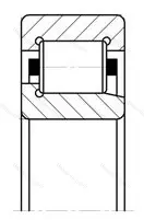 Подшипник  42418 (NJ 418) размер 90x225x54 от производителя  CRAFT