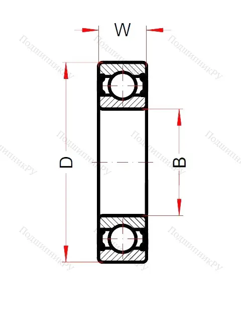 Высокотемпературный  подшипник 6006 BHTS ZZ 280° (BECO)