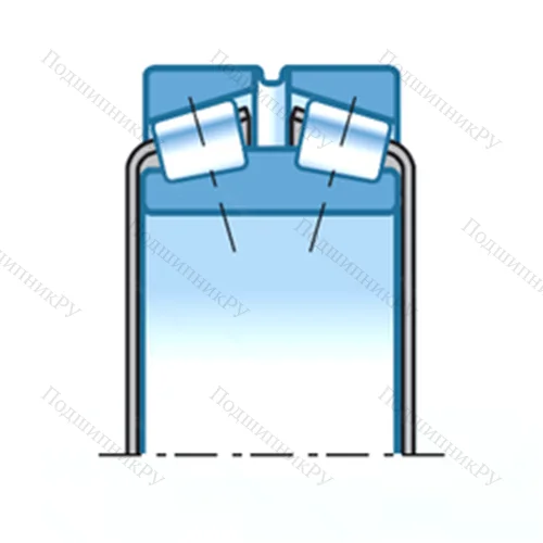 Подшипник роликовый радиально-упорный CRD-7201 от производителя  NTN Подшипник роликовый радиально-упорный CRD-7201 от производителя  NTN