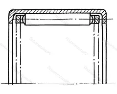 Подшипник  СК283516 размер 28x35x16 от производителя  ГПЗ-3