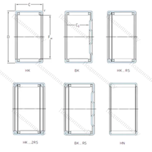 Подшипник игольчатый радиальный BK 2526