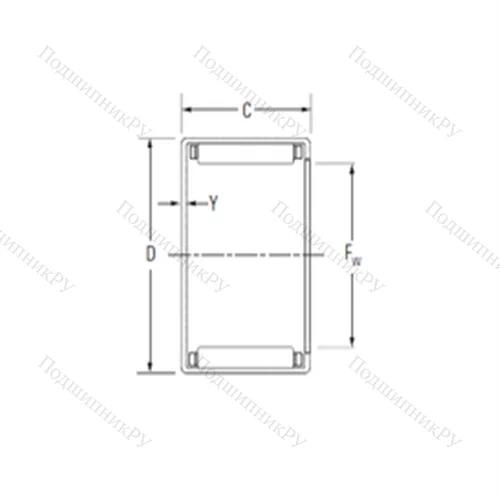 Подшипник игольчатый радиальный MJ-18161