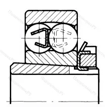 Модификация подшипника 8-11220К размер 100x200x38/63 от производителя  ГПЗ-1 Модификация подшипника 8-11220К размер 100x200x38/63 от производителя  ГПЗ-1