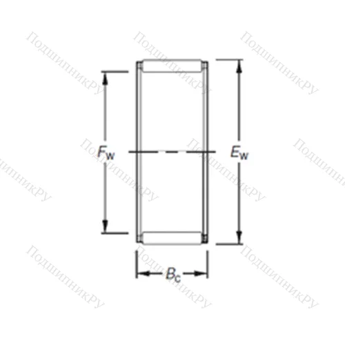 Подшипник игольчатый радиальный K 28X 40X 30H