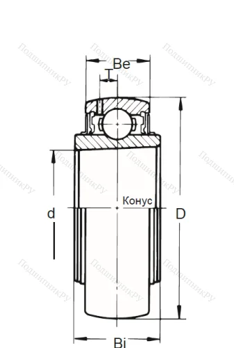 Корпусный подшипник UK 313 в Пензе