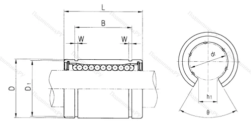 Подшипник LM 12 UU OP в Пензе