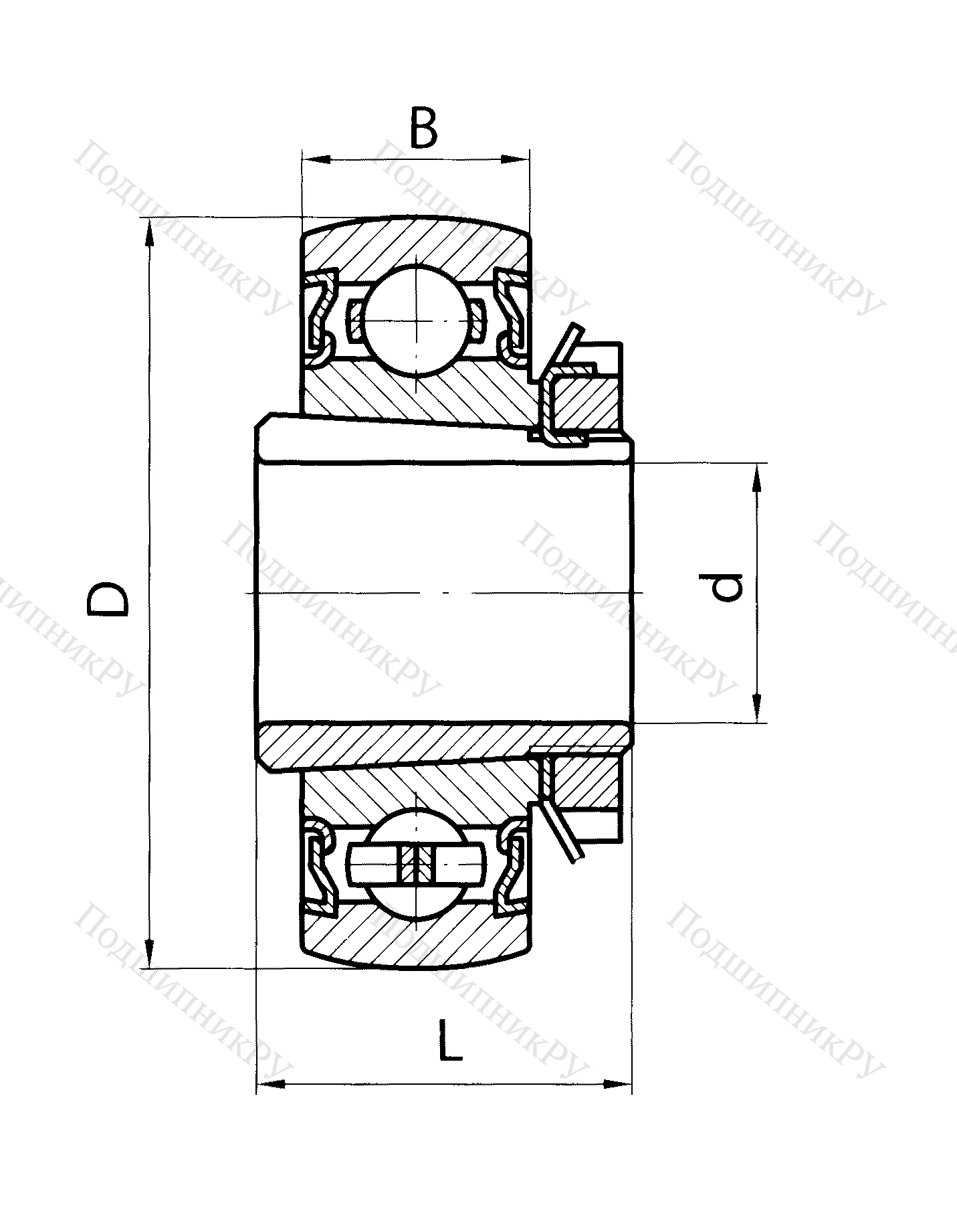 Шариковый однорядный подшипник 680210 A 2H 7C 17 в Пензе