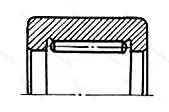 Подшипник  RNA 4828 (4024828) размер 155x175x35 от производителя  SKF