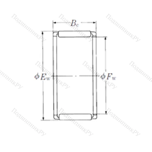 Подшипник игольчатый радиальный WJ-485416