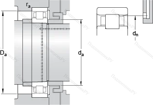 Подшипник N 1024 KTN 9/HC 5SP