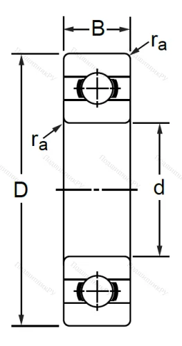 Дюймовый шариковый подшипник RLS 20 (LJ 2-1/2) в Пензе