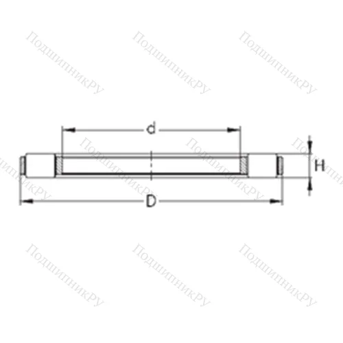 Подшипник роликовый упорный K 81256-MB