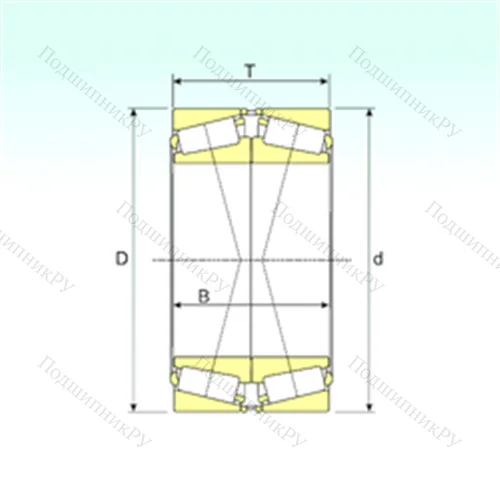 Подшипник роликовый радиально-упорный 32224J/DF от производителя  ISB Подшипник роликовый радиально-упорный 32224J/DF от производителя  ISB