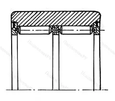 Модификация подшипника 734715 размер 78x180x205 от производителя  ГПЗ-1