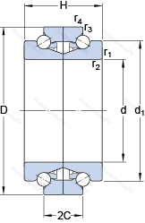 Подшипник BTW 170 CM/SP