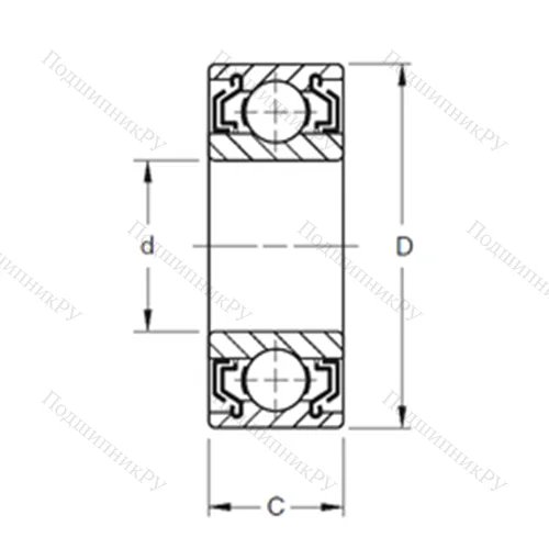 Подшипник шариковый радиальный