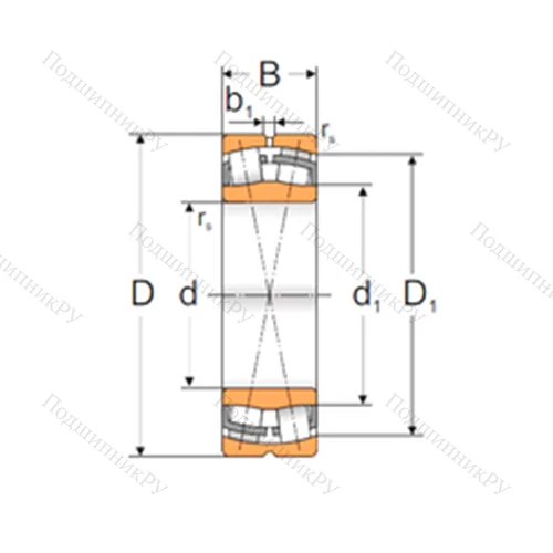 Подшипник роликовый радиальный самоцентрирующийся 22309 W 33