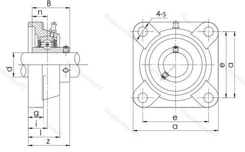 Подшипниковый корпус  F 205 в Пензе
