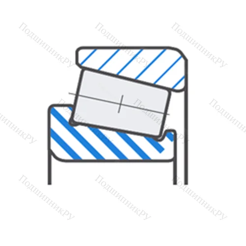 Подшипник роликовый радиально-упорный L 45449/410 от производителя  SNR