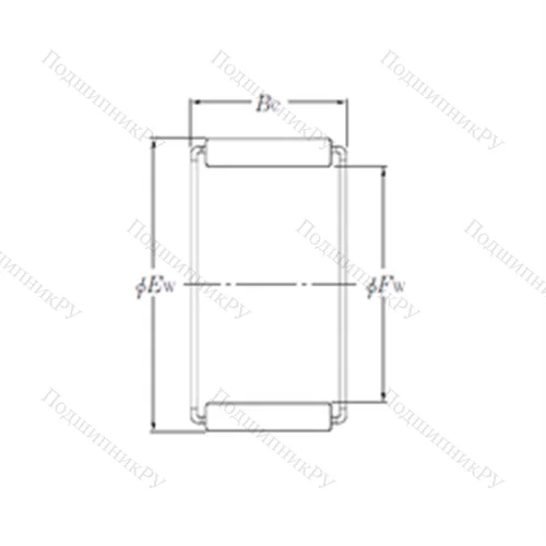 Подшипник игольчатый радиальный PCJ 384424