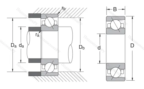 Сверхточный подшипник 7909 A 5TRSULP 3