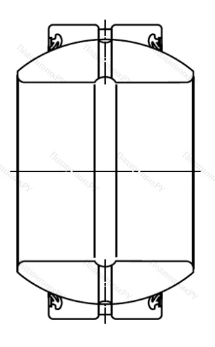 Шарнирный подшипник GEH 50 ES 2RS в Пензе