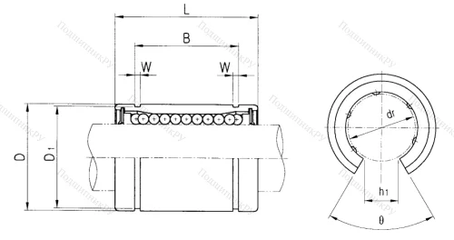 Подшипник LME 16 UU OP в Пензе