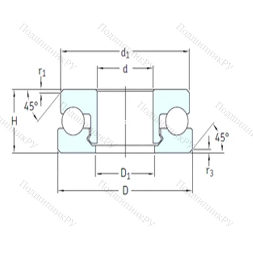 Подшипник шариковый упорный 51202V/HR 11Q 1 от производителя  SKF