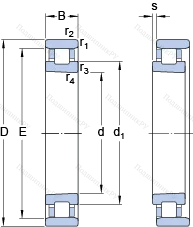 Подшипник N 1015 KPHA/HC 5SP