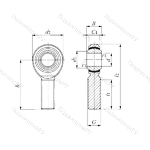 Подшипник скольжения сферический