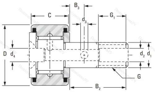 Подшипник CR 36 VBUU (IKO) от производителя  IKO