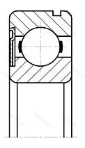 Подшипник  6318-ZN (150318) размер 90x190x43 от производителя  SKF
