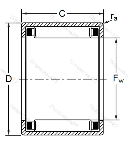 Подшипник HK 0912 в Пензе