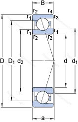 Подшипник 719/9 ACE/P 4A