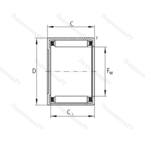 Подшипник игольчатый радиальный BCE 188