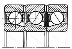 Модификация подшипника 22-1246918КУ12 размер 90x125x54 от производителя  ГПЗ-4