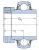 Корпусный подшипник YEL 209-112-2F в Пензе