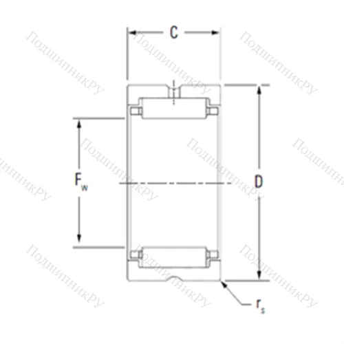 Подшипник игольчатый радиальный