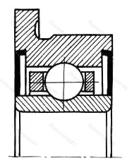 Модификация подшипника 5-880055ЮС1 размер 4,5x8/9,5x4 от производителя  ГПЗ-31