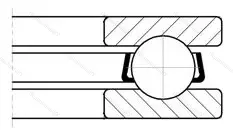 Подшипник 51217M размер 85x125x31 от производителя  SKF Подшипник 51217M размер 85x125x31 от производителя  SKF