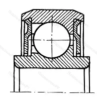 Подшипник  980800 размер 10x30x9/13 от производителя  ГПЗ-3 Подшипник  980800 размер 10x30x9/13 от производителя  ГПЗ-3