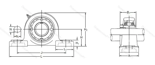 Подшипниковый узел UKP 210 в Пензе
