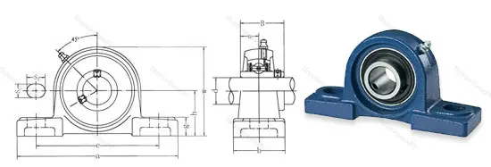 Подшипниковый узел UCLP 211
