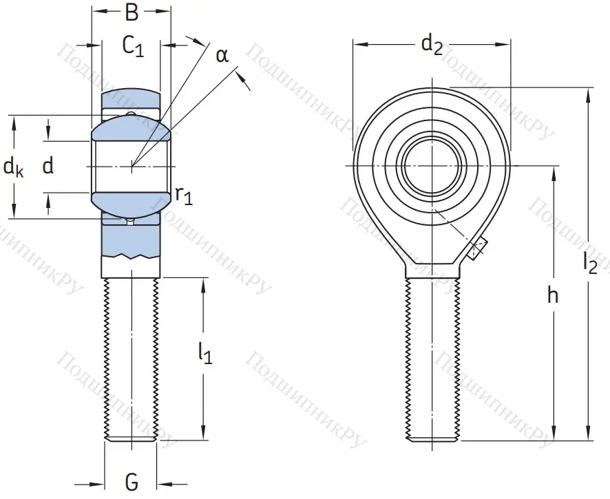 Шарнирная головка POS 14 L