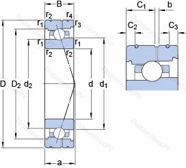 Подшипник 7024 CB/HCP 4AL