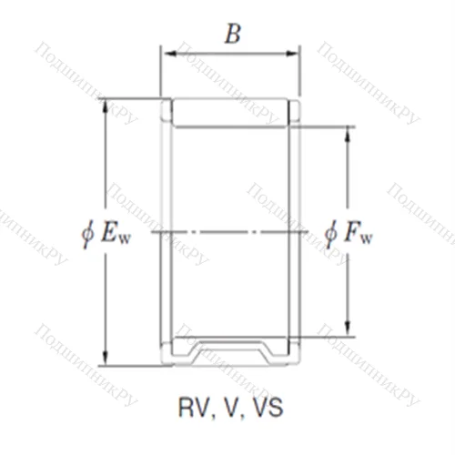 Подшипник игольчатый радиальный 25V 3216