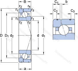 Подшипник 7004 CE/HCP 4AL 1