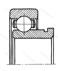 Модификация подшипника 5-690069 размер 9x26x41952 от производителя  ГПЗ-4 Модификация подшипника 5-690069 размер 9x26x41952 от производителя  ГПЗ-4