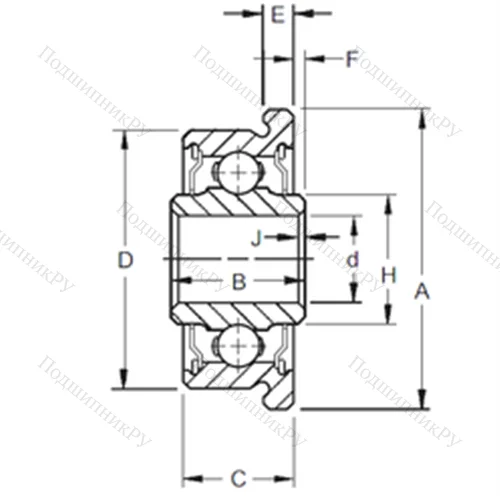 Подшипник шариковый радиальный
